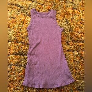 Mauve Ribbed Tank Top
